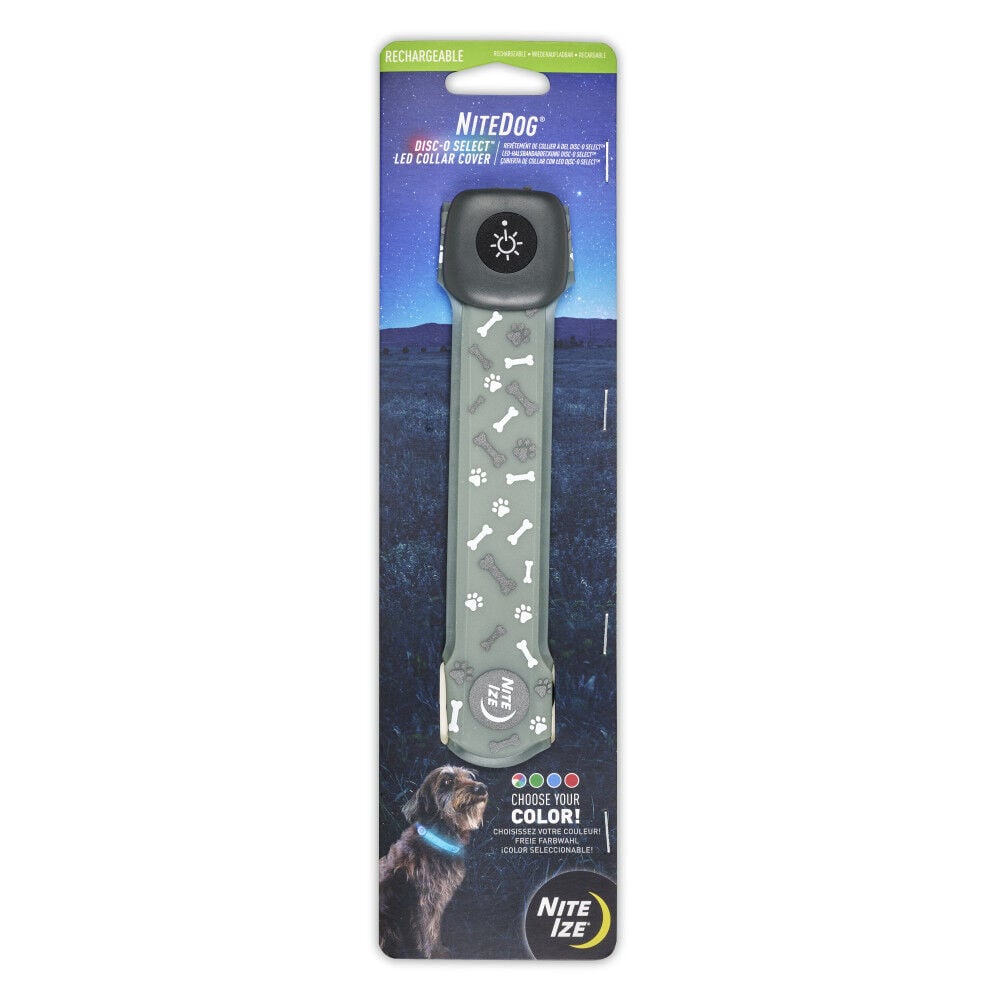 Nite Ize NiteDog Rechargeable LED Collar Cover – NDCCR-09-R3