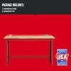 CRAFTSMAN 6 Ft. Wide Workbench With Butcher Block Top (Red), small image number 3