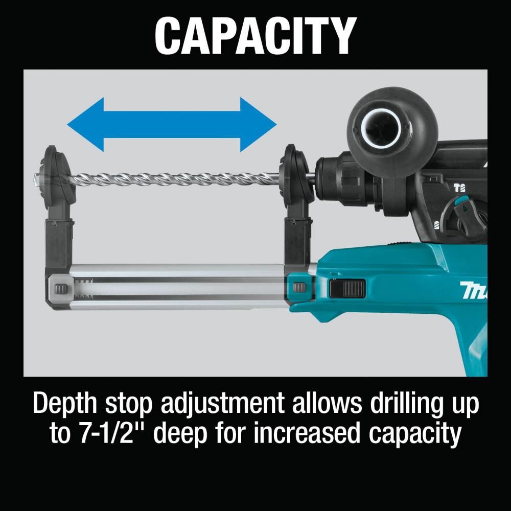 Makita Promotional 1 Inch SDS-PLUS AVT Rotary Hammer with HEPA Dust Extractor (D-handle), large image number 17