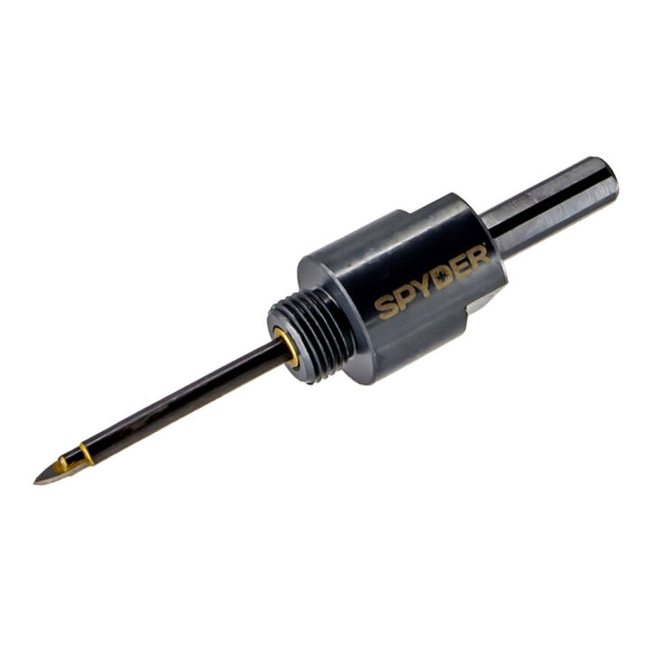 Spyder Carbide Tip Pilot Bit with Arbor Adapter for Diamond Edge Hole Saws
