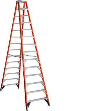 Werner 14 Ft. Type IA Fiberglass Step Ladder, large image number 0