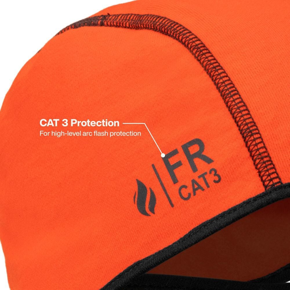 Klein Tools Flame-Resistant Balaclava 33 Cal CAT 3 Orange OSFM, large image number 3