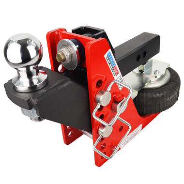 Shocker Hitch HD 20K 2 Inch Air Receiver Hitch & Raised Ball Mount 2-5/16 Inch Hitch Ball