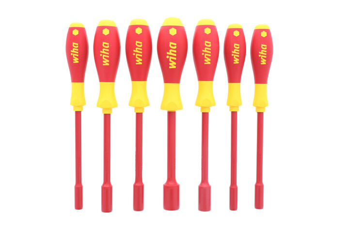 Wiha Insulated SoftFinish Metric Nut Driver Set 7 Pieces, large image number 4