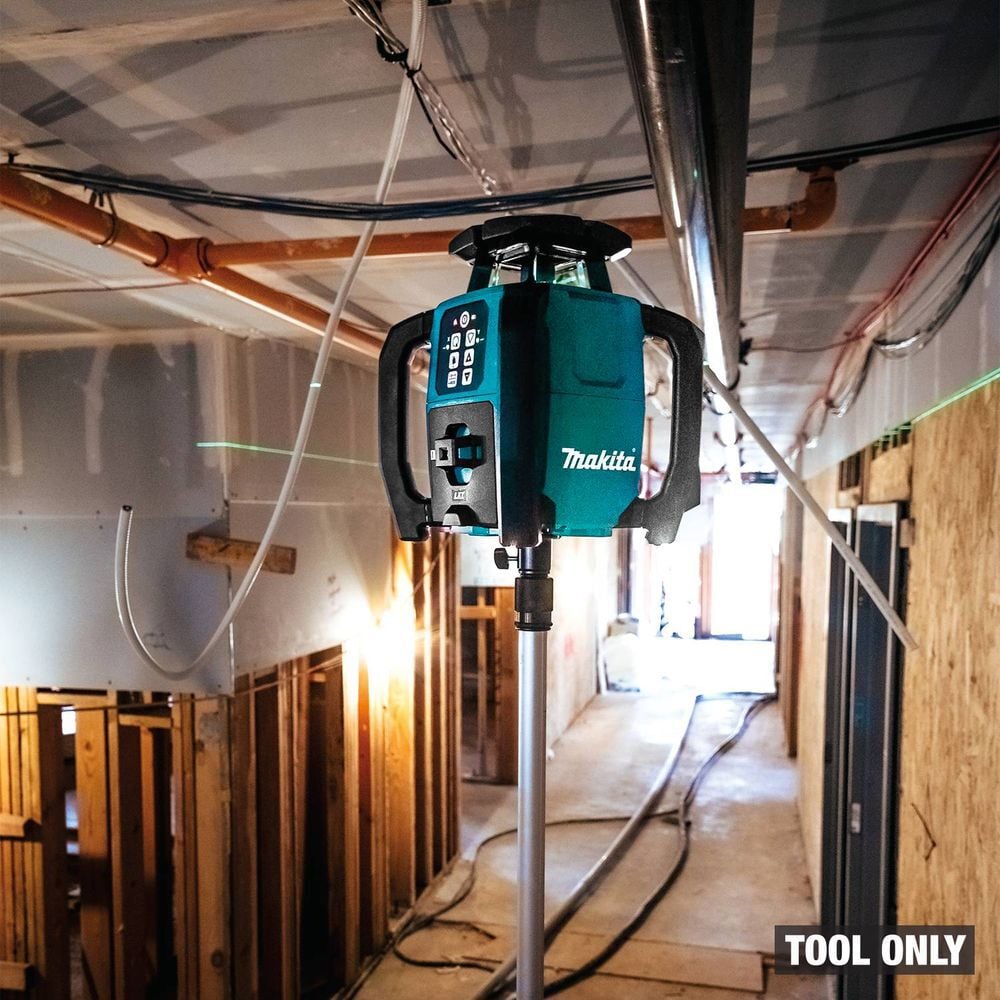 Makita 18V LXT Lithium-Ion Green Exterior Dual Slope 360 Degree Rotary Laser with Case (Bare Tool), large image number 12