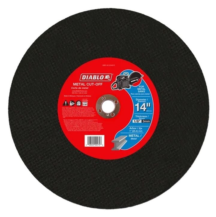 Diablo Tools 14 in. Metal High Speed Cut Off Disc 1 in.