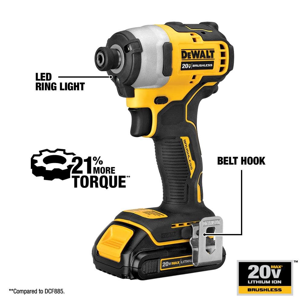 DeWalt 20V MAX ATOMIC Cordless Brushless 2 Tool Compact Drill and Impact  Driver Kit - Ace Hardware