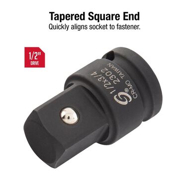 Sunex 1/2 In. Drive 1/2 In. Female x 3/4 In. Male Adapter, large image number 1