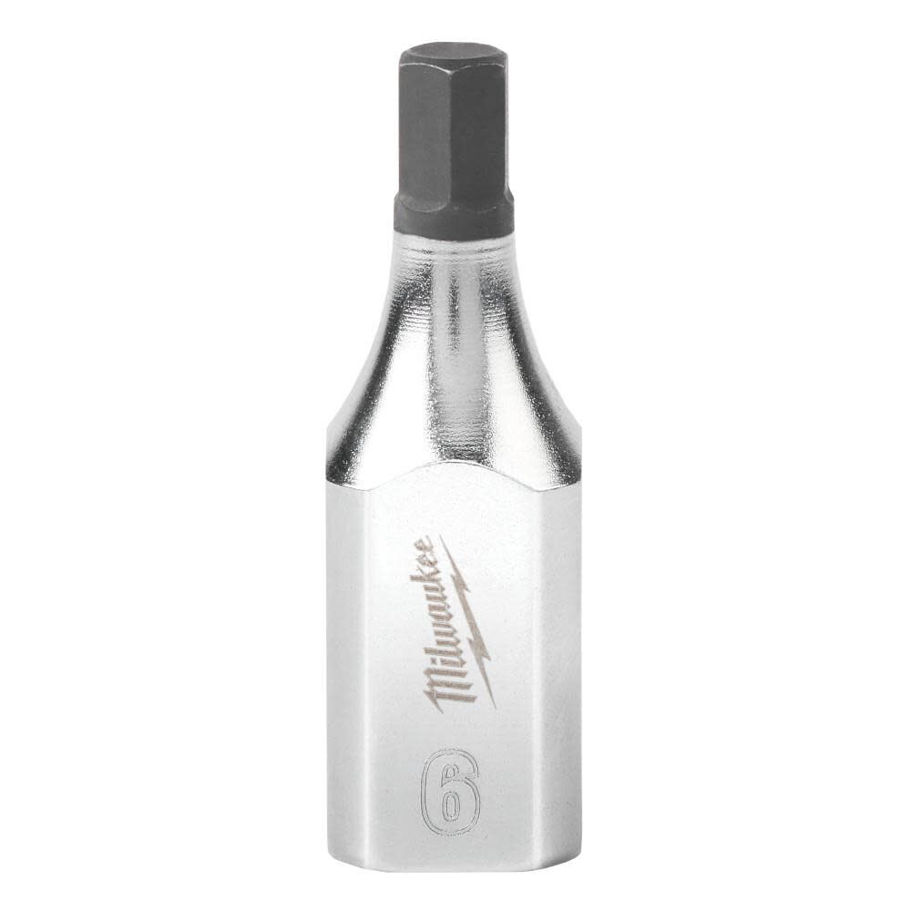 Milwaukee 3/8 Inch Drive 6mm Hex Bit Socket, large image number 1