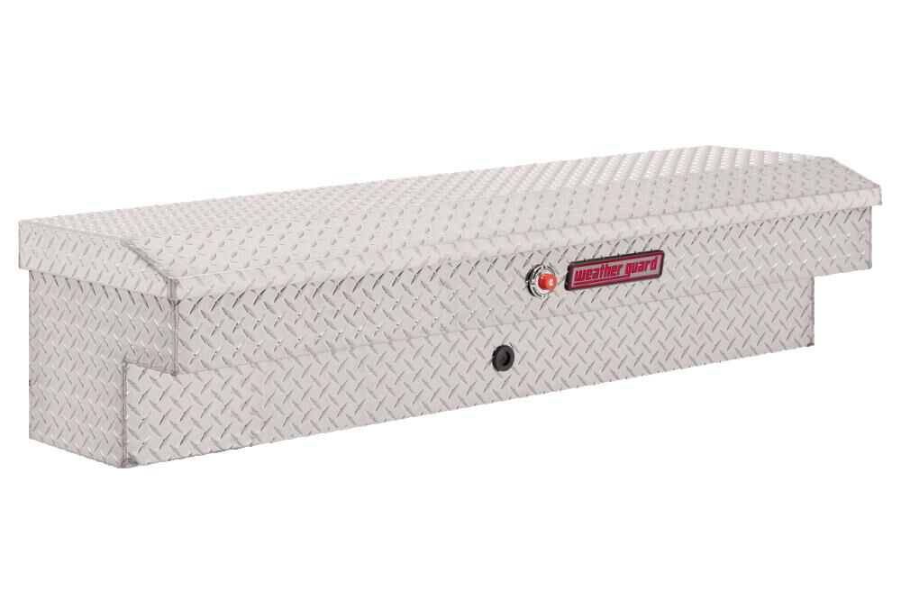 Weather Guard 56in Lo-Side Truck Tool Box Aluminum Clear – 174-0-04