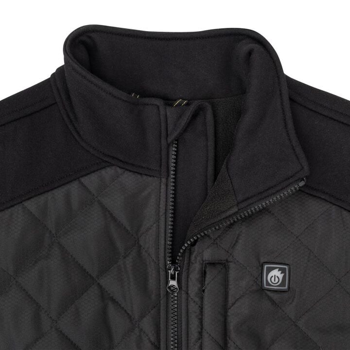 DEWALT Womens Hybrid Heated Jacket, Black, 2X, large image number 3