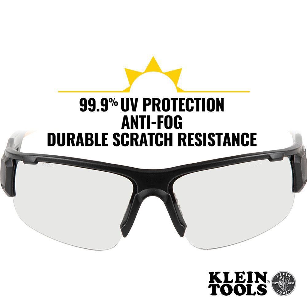 Klein Tools Pro Safety Glasses Clear Lens, large image number 3