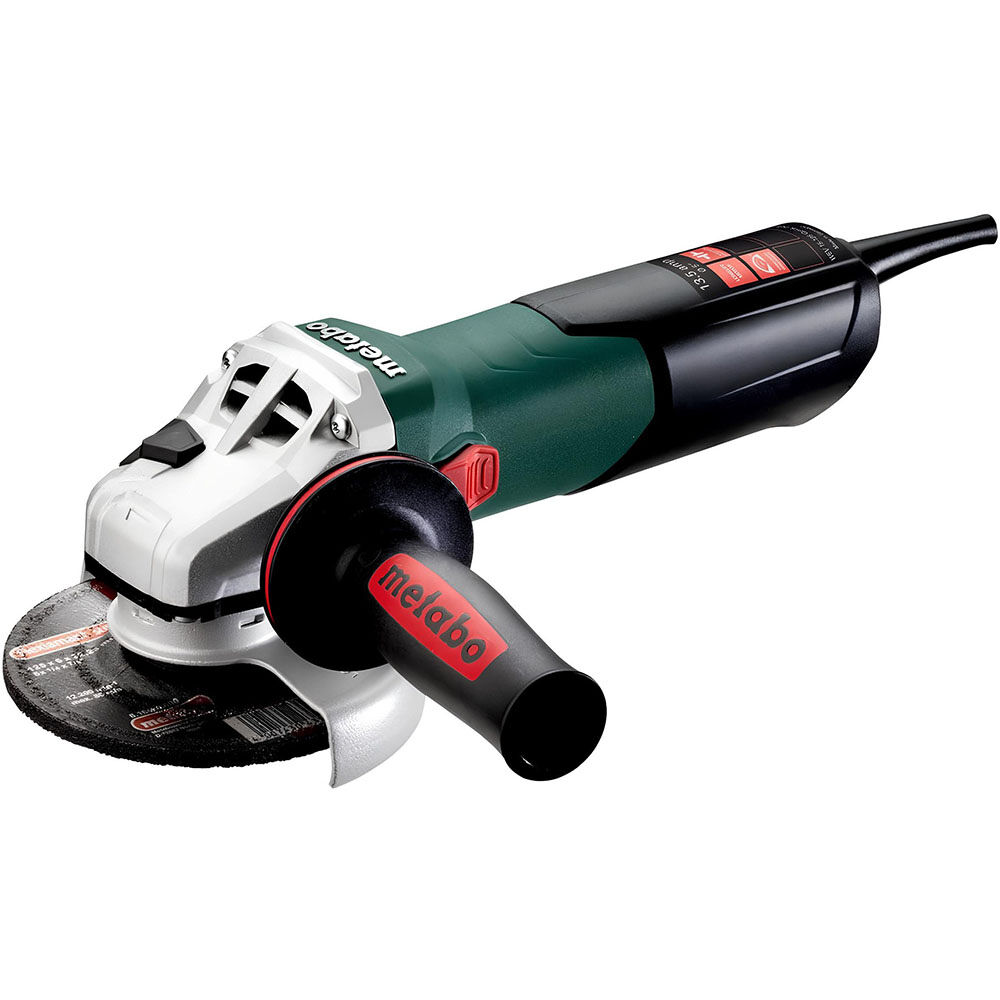 Metabo 5 Inch Surface Prep WEV 15-125 Angle Grinder with 5 Inch Dust Control Shroud, large image number 1