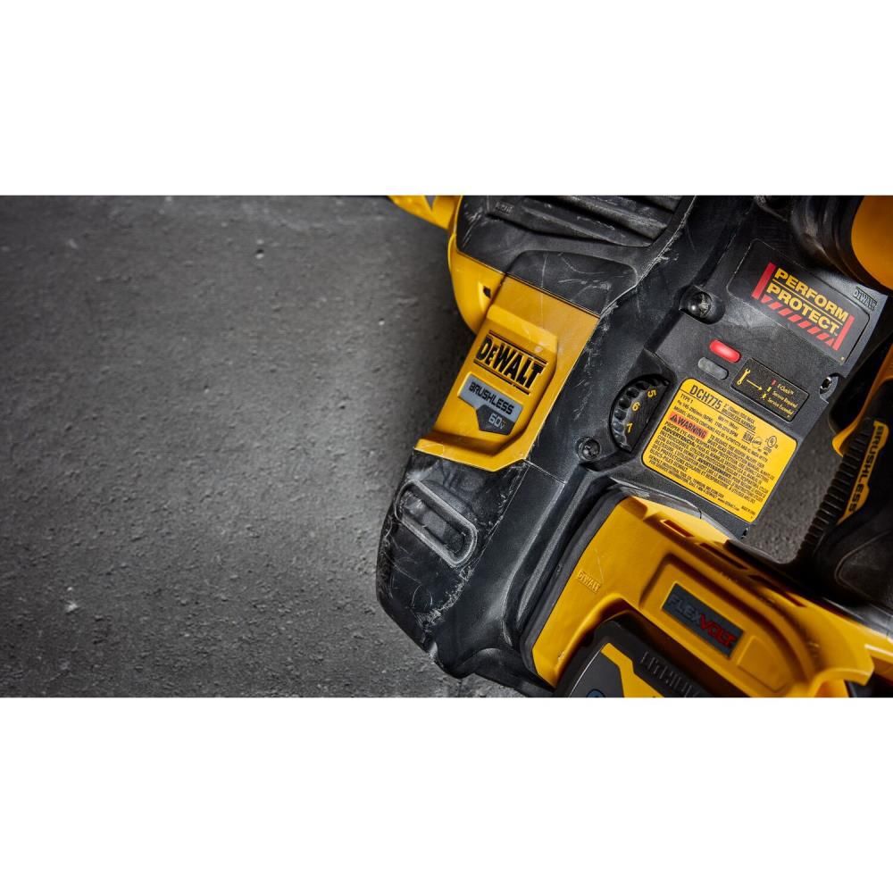 DEWALT 60V MAX Rotary Hammer SDS MAX Combination Kit 2in Brushless, large image number 7