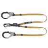 DEWALT 6 ft External Energy Absorber Twin Leg Lanyard with Snap Hook, small image number 2