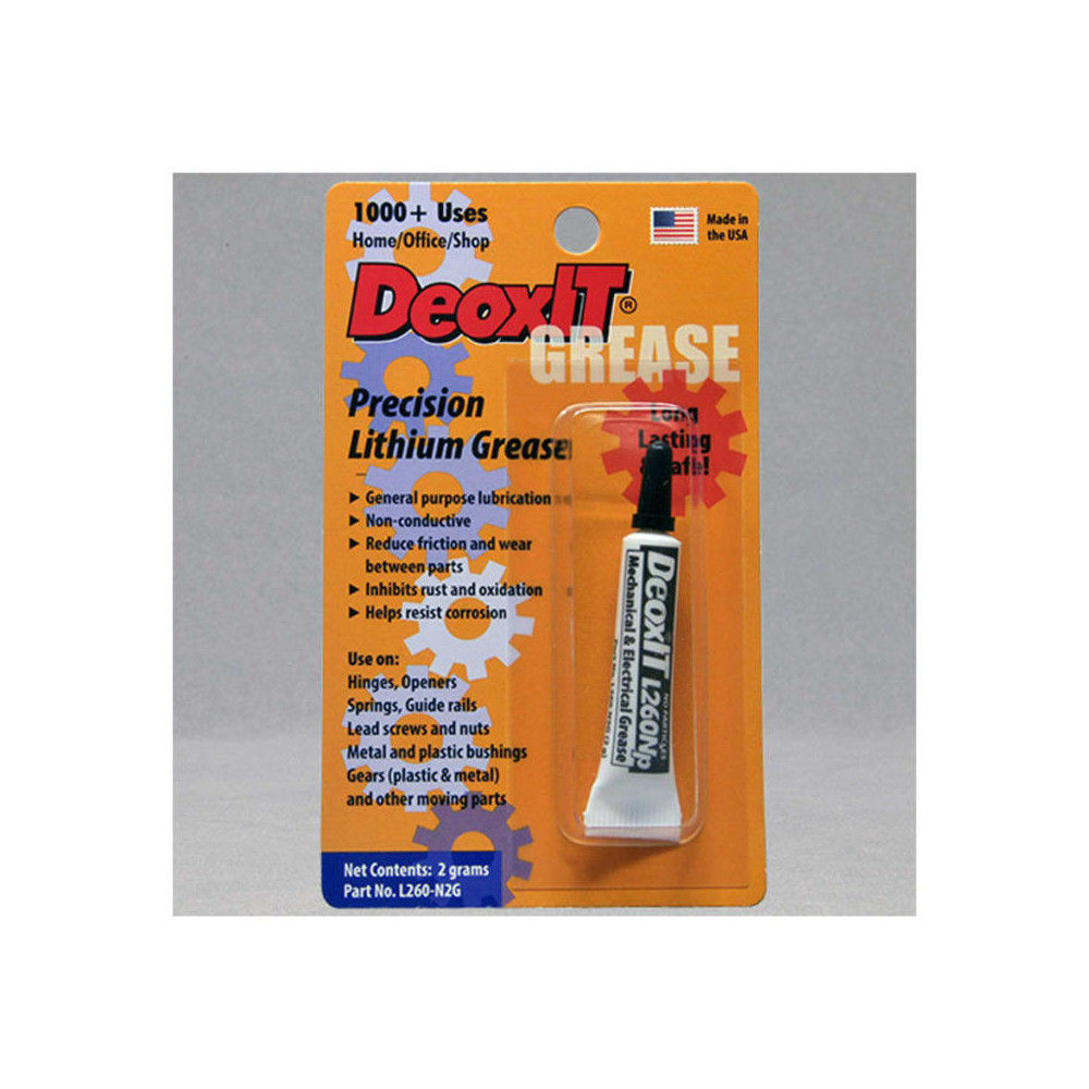 DeoxIT L260Np Lithium Grease, No Particles, 2 Gram Squeeze Tube, large image number 2