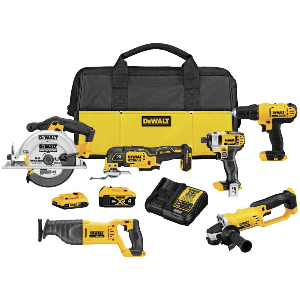 DEWALT 20V 6 Tool Combo Kit DCK661D1M1 Acme Tools