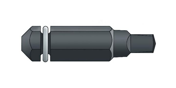 Quikdrive #2 Square Recess Bit - 3 pack