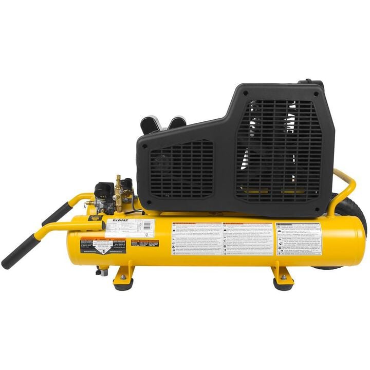 DEWALT 8 Gallon Portable 155 PSI Electric Twin Tank Wheelbarrow Air Compressor, large image number 8