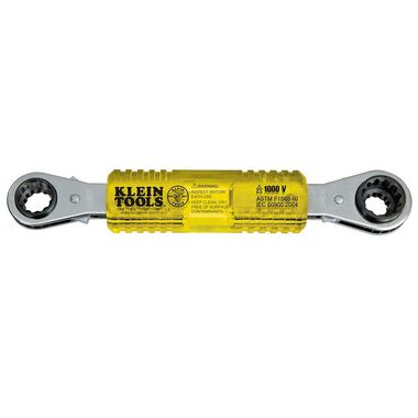 Klein Tools Lineman's Insulated 4-in-1 Box Wrench
