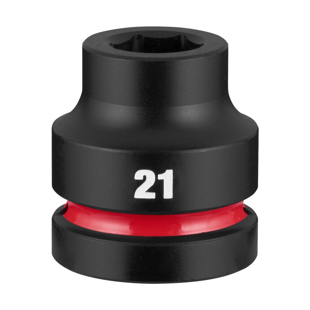 Milwaukee SHOCKWAVE Impact Duty 1 Inch Drive 21mm Standard 6 Point Socket - 49-66-6677