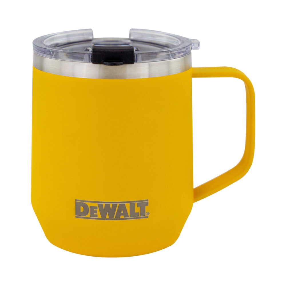 DEWALT Coffee Mug 14oz 18/8 Stainless Steel Yellow, large image number 1