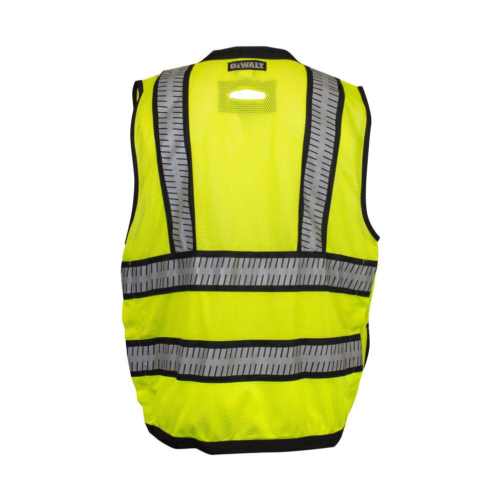 DEWALT Class 2 Heavy Duty Surveyor Vest, Hi-Vis, 4X, large image number 10