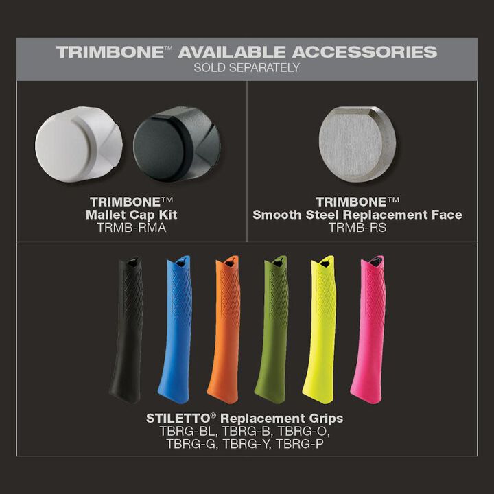 Stiletto Mallet Cap Kit for TRIMBONE Hammer, large image number 7