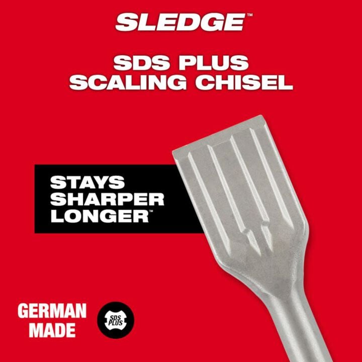 Milwaukee SDS-Plus 1-1/2 in. x 10 in. Scale Chisel, large image number 5