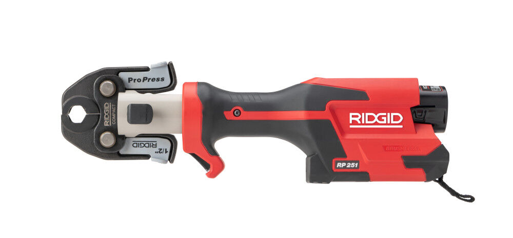 Ridgid RP 251 Press Tool Battery Kit with 1/2 Inch, 3/4 Inch and 1 Inch PureFlow Jaws, large image number 9