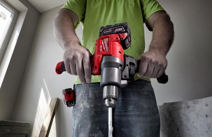 Milwaukee M18 FUEL Mud Mixer with 180 Degree Handle (Bare Tool), large image number 4