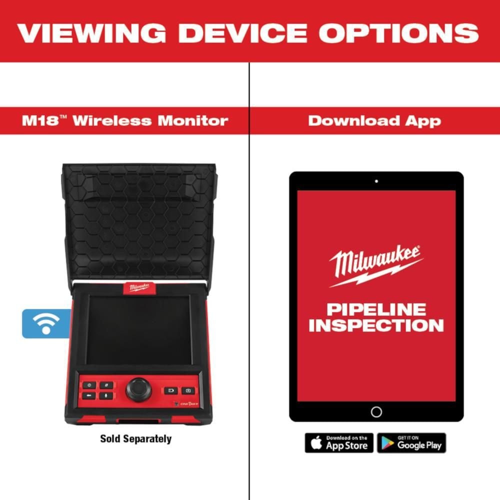Milwaukee 120 Ft. Mid-Stiff Modular Pipeline Inspection Reel, large image number 11