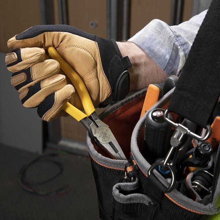 Klein Tools 8in Long Nose Pliers Side Cutting, large image number 10