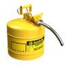 Justrite 5 Gallon AccuFlow Steel Safety Diesel Fuel Can Type II, small image number 1
