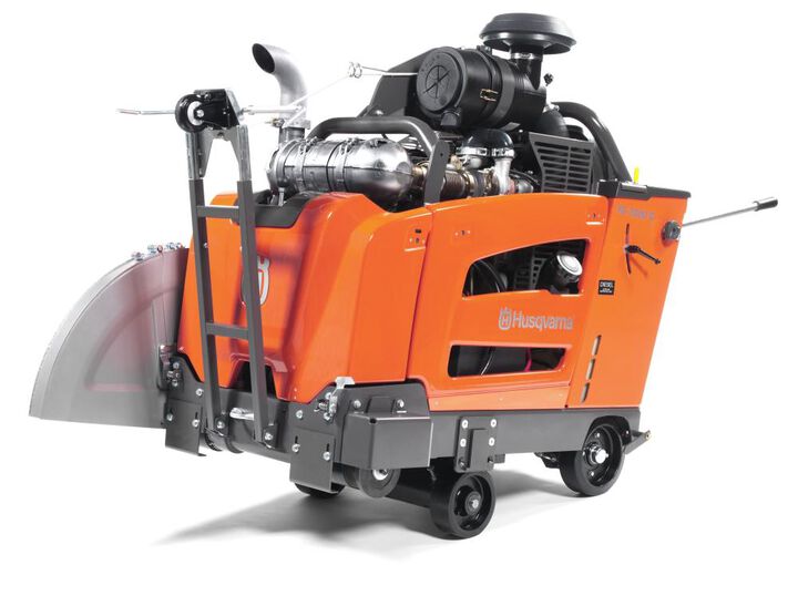 Husqvarna Construction FS 7000 D 74 HP 30 Inch Deutz Electric Floor Saw with Center Line Body Only, large image number 1