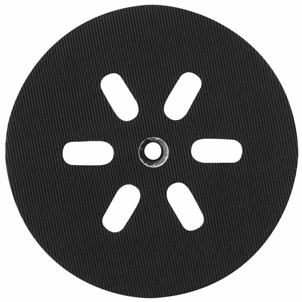 Bosch 6 Inch 6 Hole Hard Hook & Loop Random Orbit Sander Backing Pad, large image number 1
