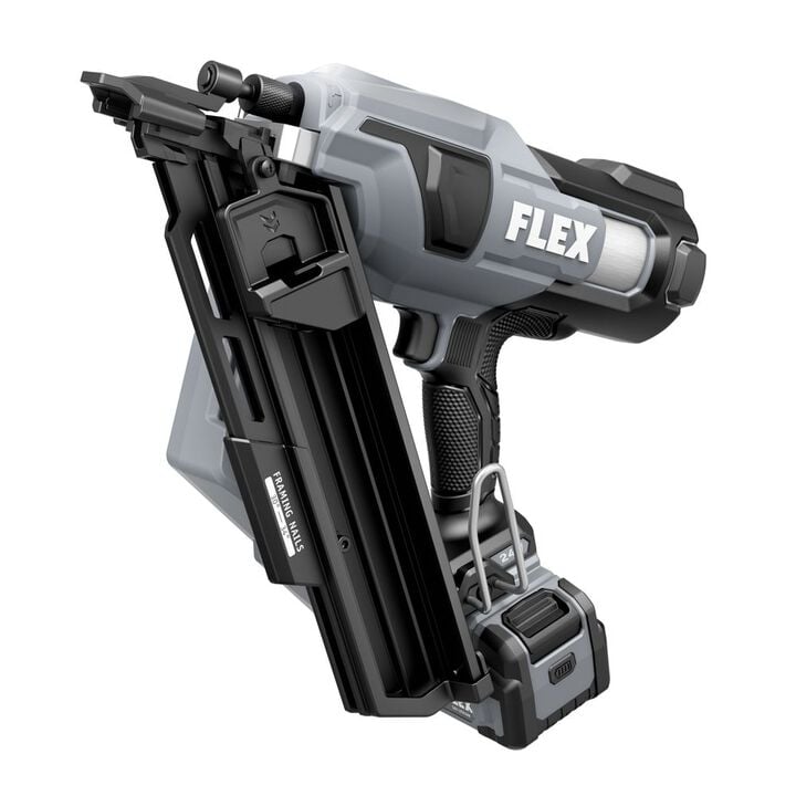 FLEX 24V Brushless 30 Degree Framing Nailer Kit, large image number 3