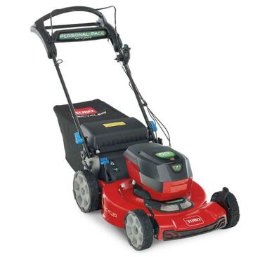 Toro Flex Force 60V Lawn Mower Kit SMARTSTOW Personal Pace Auto Drive 22in