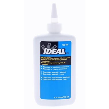 Ideal Industries Noalox Gray Solid Paste Squeeze Bottle Anti-Oxidant Compound, 8 Ounces