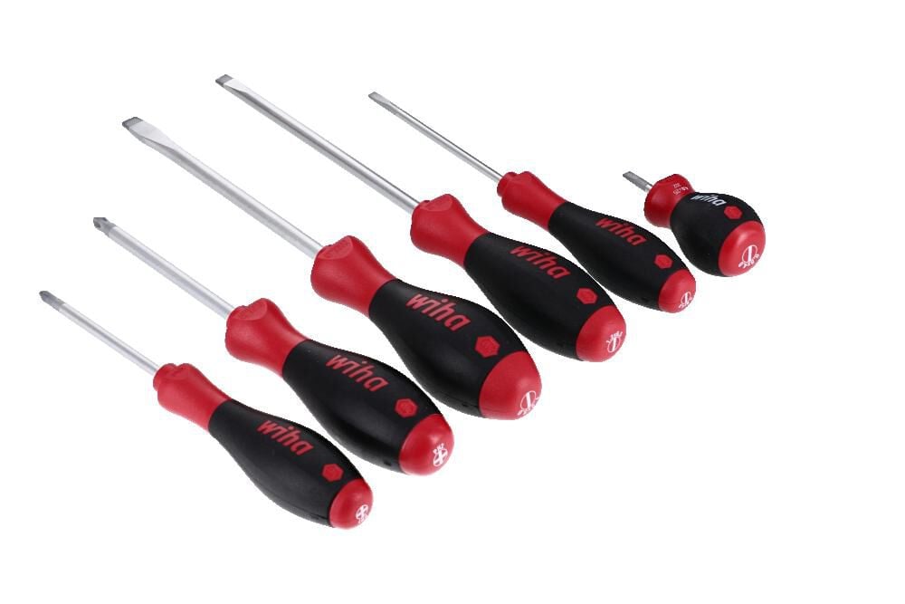 Wiha SoftFinish Slotted & Phillips Screwdriver Set 6 Piece, large image number 2