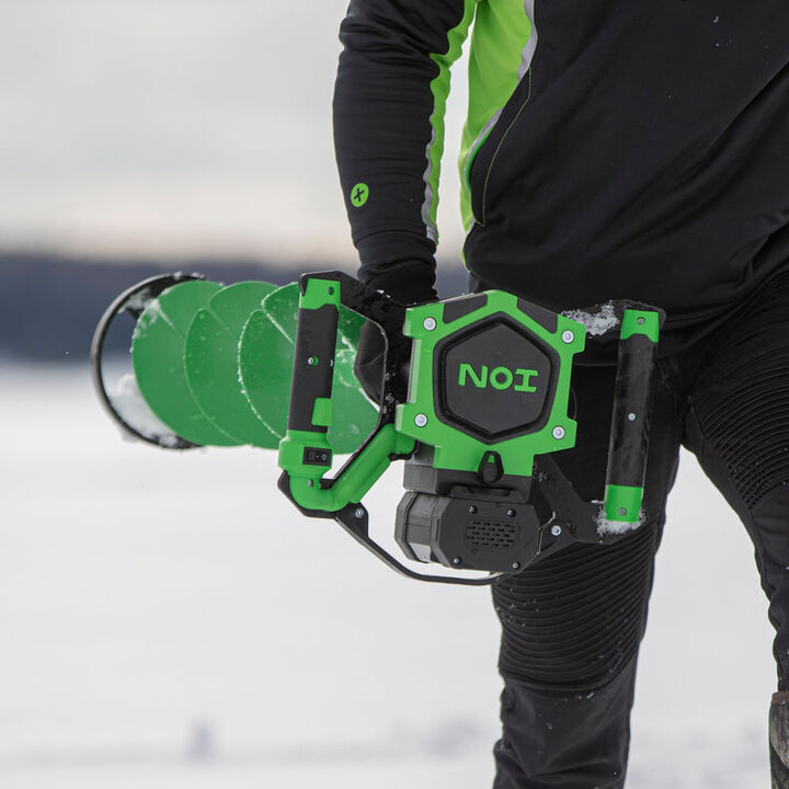 Ion Ice Auger Alpha Poly 10in Kit with Two Batteries, large image number 6