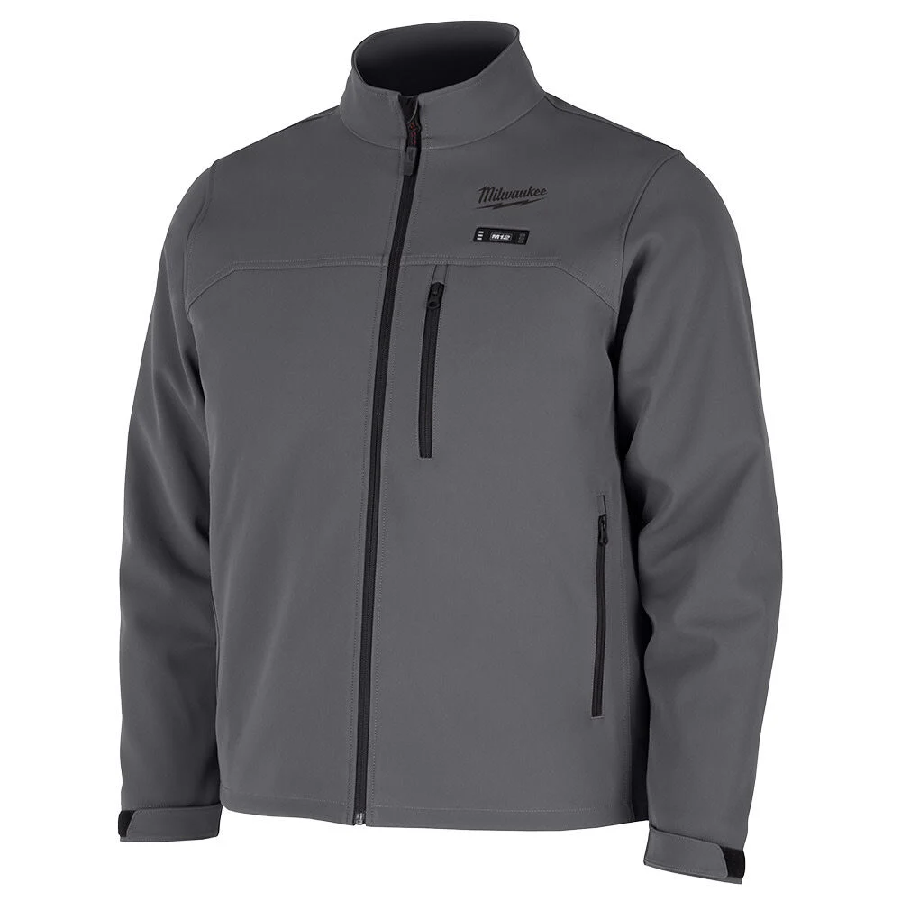 Milwaukee M12 12V Mens Heated Toughshell Jacket (Bare Tool), Gray, Size 3XL - M100G-203X