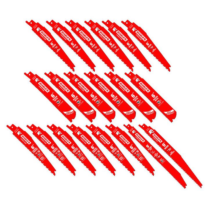 Diablo Tools NailEmbedded Wood and Metal Reciprocating Blade Set, 20 Piece