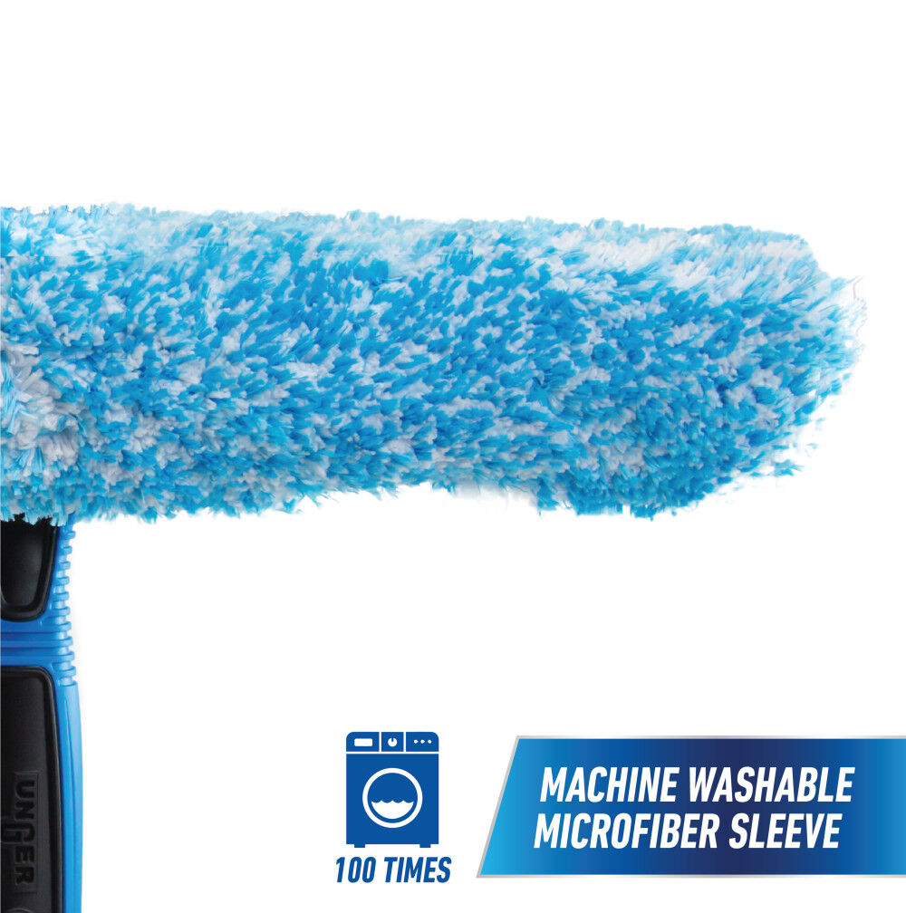 Unger 10 Inch Length Head 2 in 1 Window Cleaner with Squeegee Scrubber, large image number 7