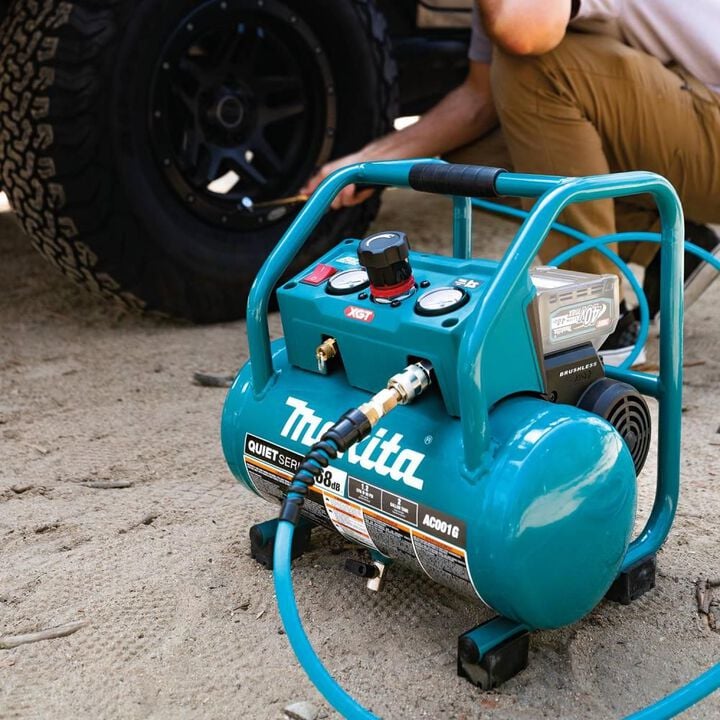 Makita 40V max XGT 2 Gallon Quiet Series Compressor (Bare Tool), large image number 2