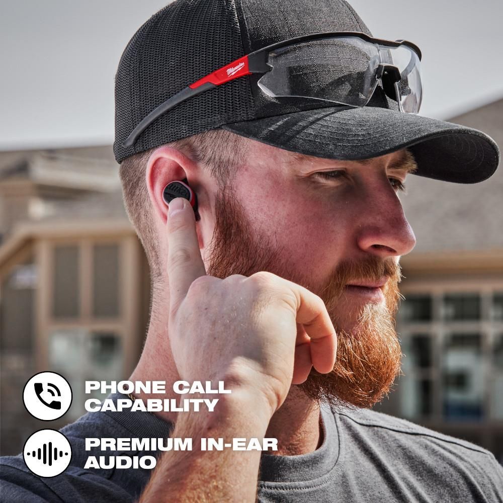 Milwaukee REDLITHIUM USB Bluetooth Jobsite Ear Buds, large image number 11