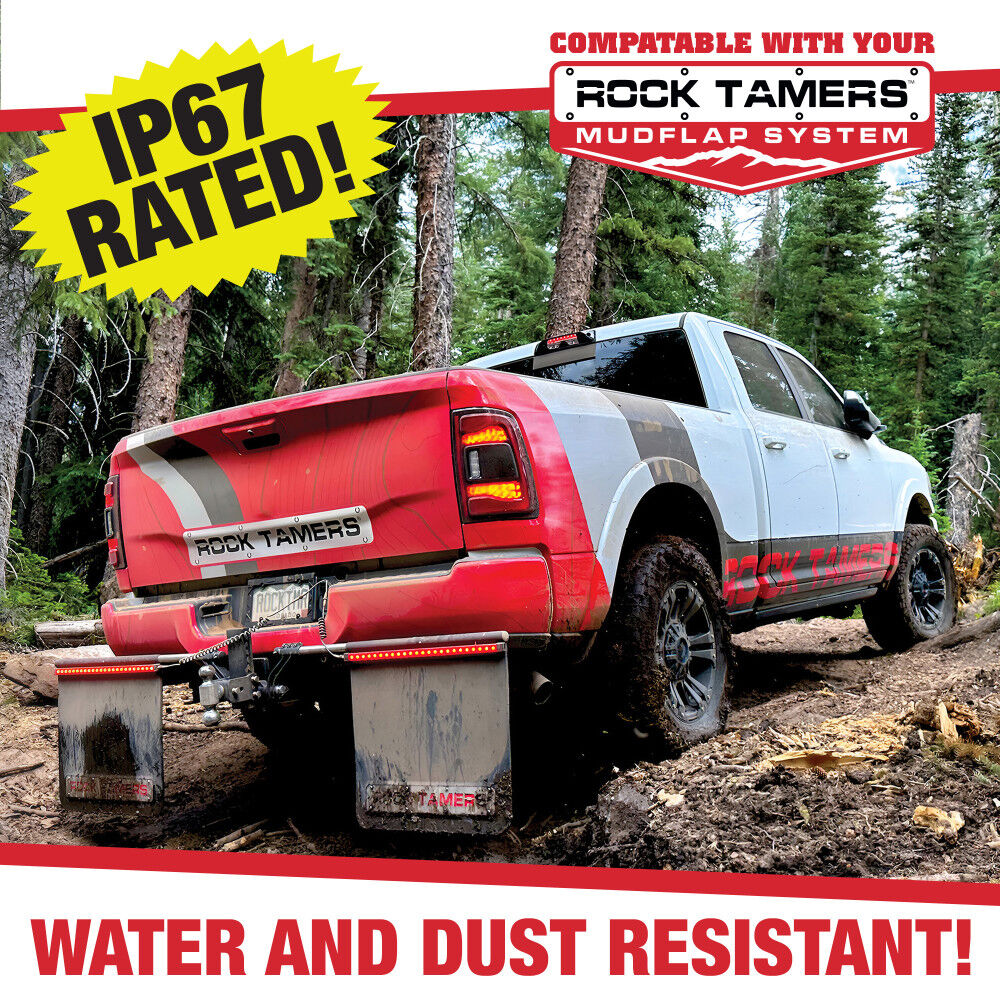 Rock Tamers LED Tail Light Bar for Mudflap Systems, large image number 2