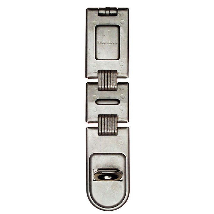 Master Lock Hasp 7 3/4in Hardened Steel Double Hinge Safety 1pk, large image number 1