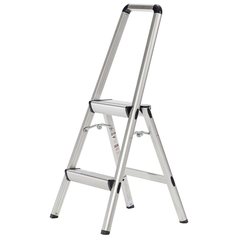 Xtend and Climb 2-Step 225-lb Load Capacity Silver Aluminum Step Stool – FT-2