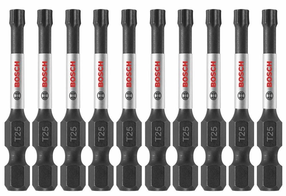 Bosch 10 pc. Impact Tough 2 Inch Torx #25 Power Bits (Bulk Pack), large image number 1